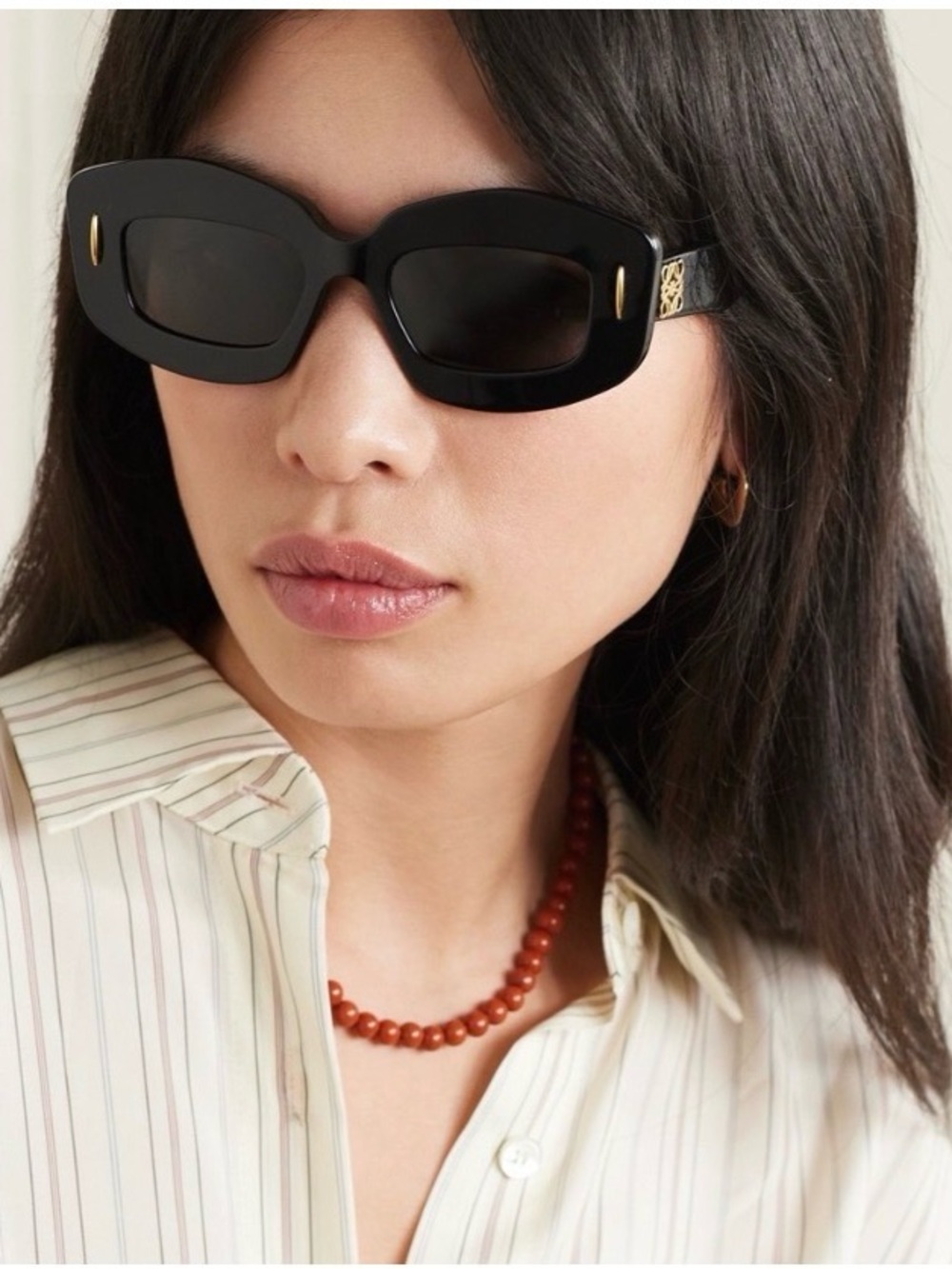 Loewe 49mm Retangular Sunglasses